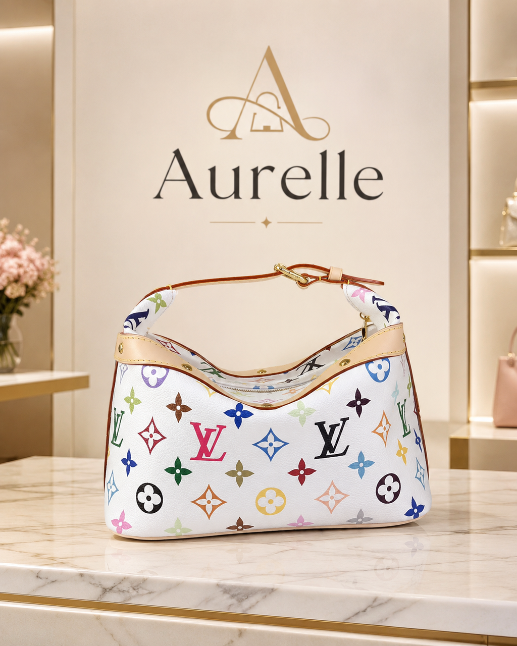 Aurelle Monogram מבט קרוב