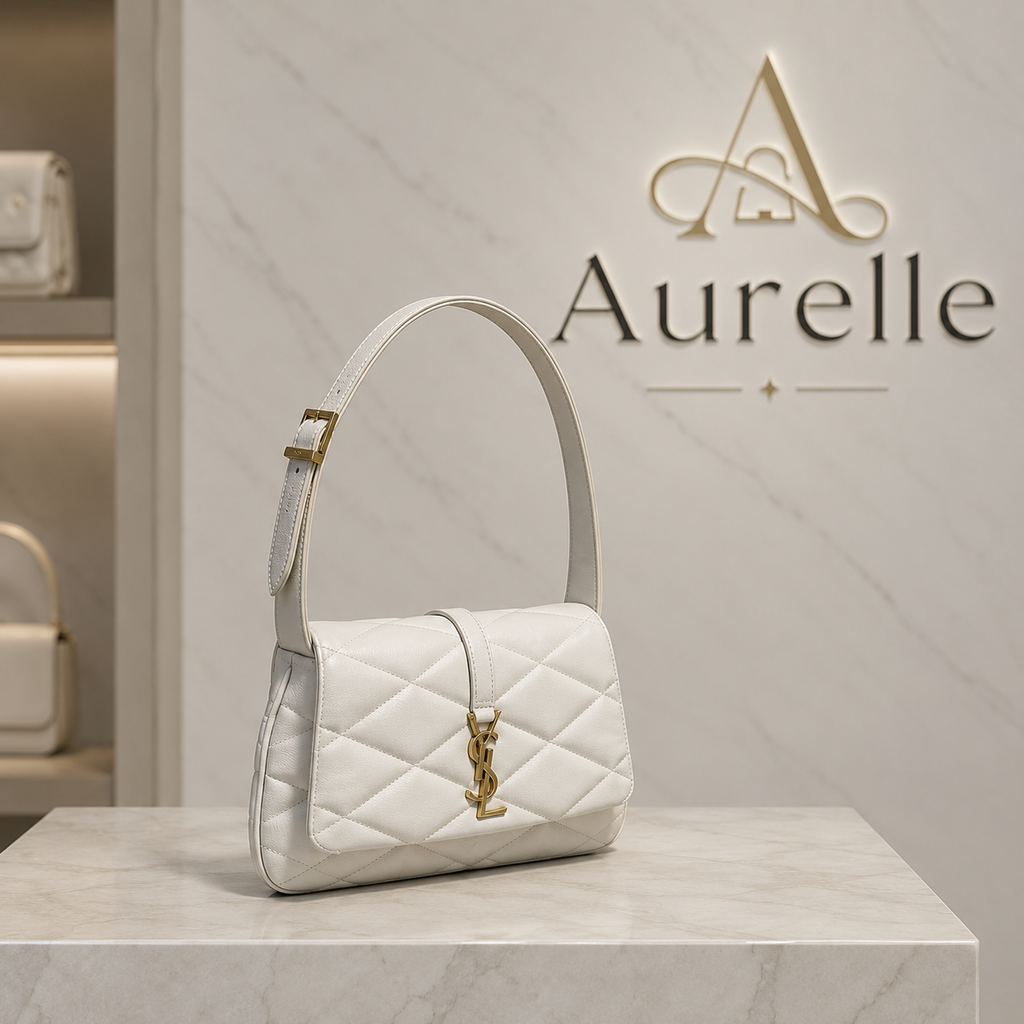 Aurelle Quilted Shoulder Bag front