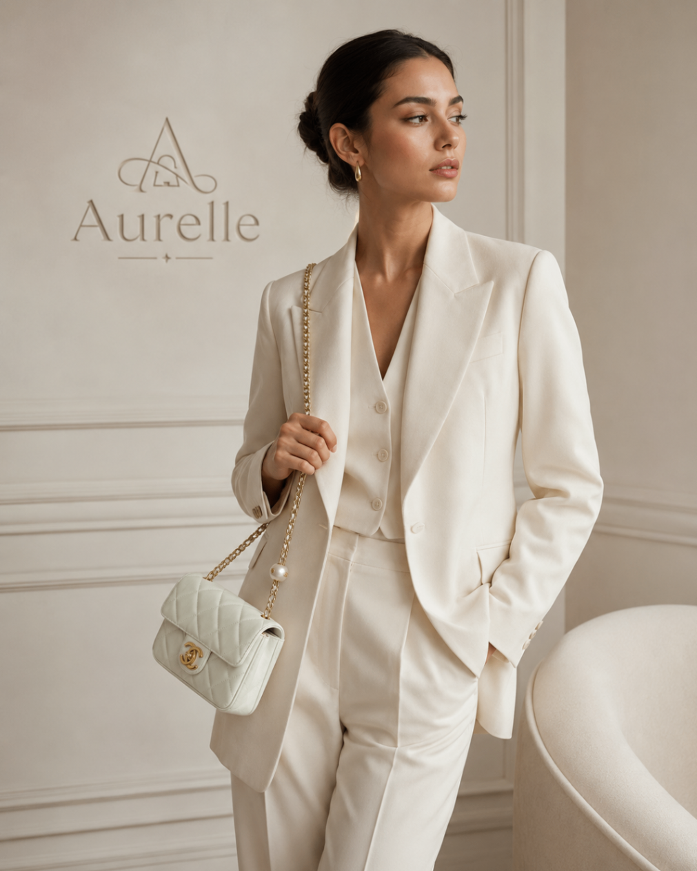 Aurelle Quilted Flap